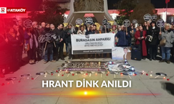 HRANT DİNK ANILDI